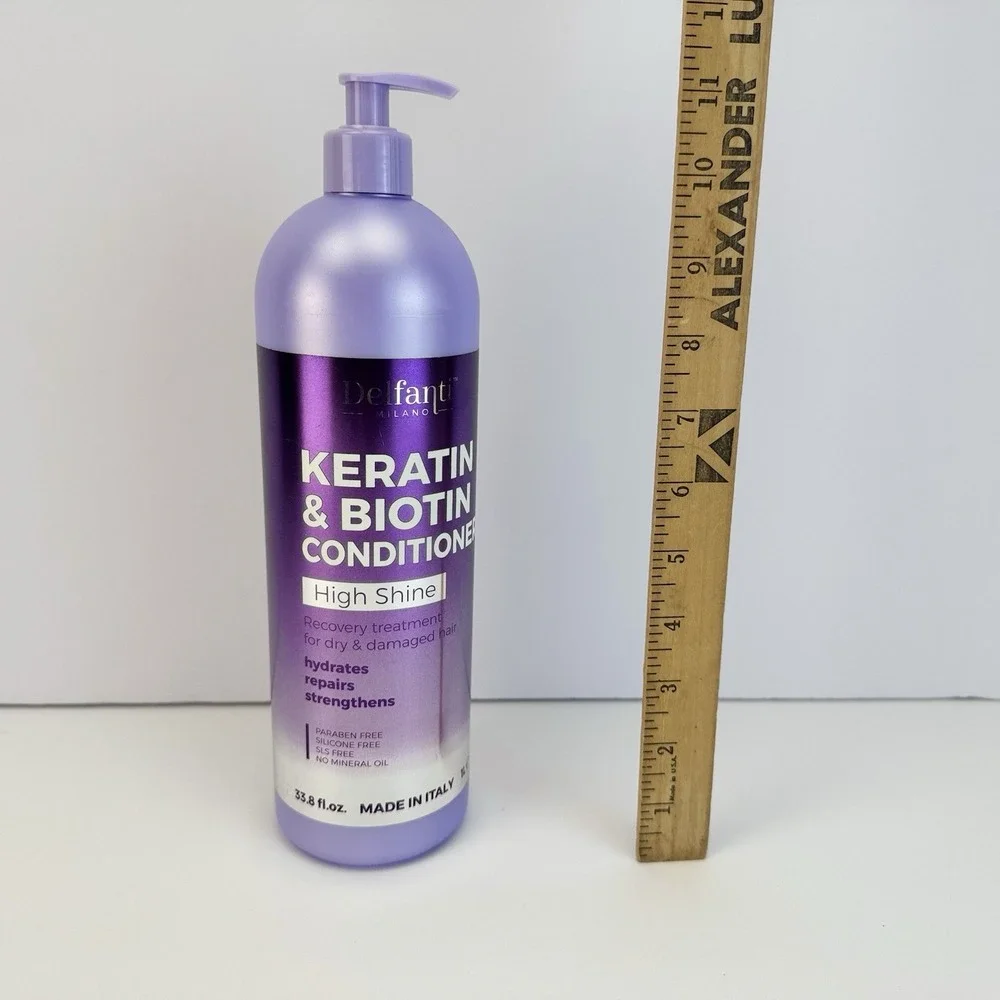 Delfanti ~ Keratin & Biotin Strengthening Conditioner 33.8‎ fl oz NEW!! Italy